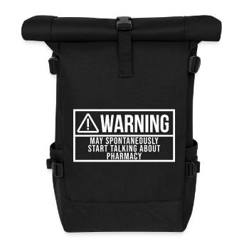 Apotheke - Rolltop Rucksack - Schwarz - Vorne