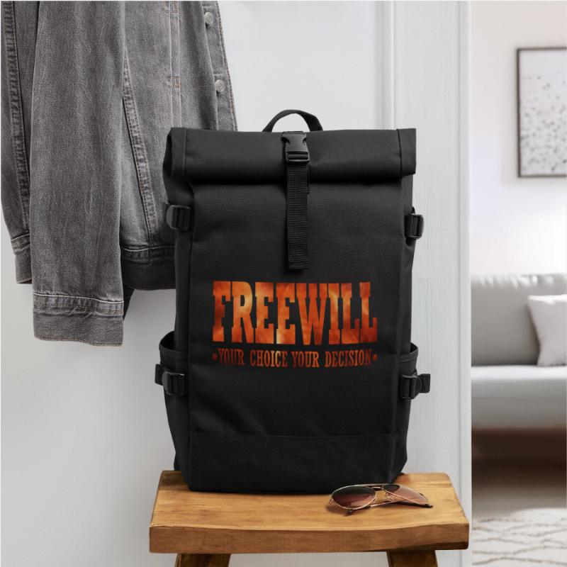 FreeWill Roll Top Backpack