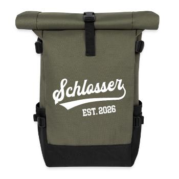 Locksmith 2026 Apprenticeship Profession Locksmith Apprentice - Roll Top Backpack - olive/black - Front