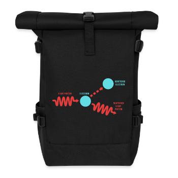 Quantenphysik Quantenmechanik Quantensprung - Rolltop Rucksack - Schwarz - Vorne
