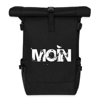 MOIN - Rolltop Rucksack - Schwarz - Vorne