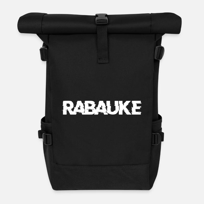 Rabauke - Rolltop Rucksack - Schwarz