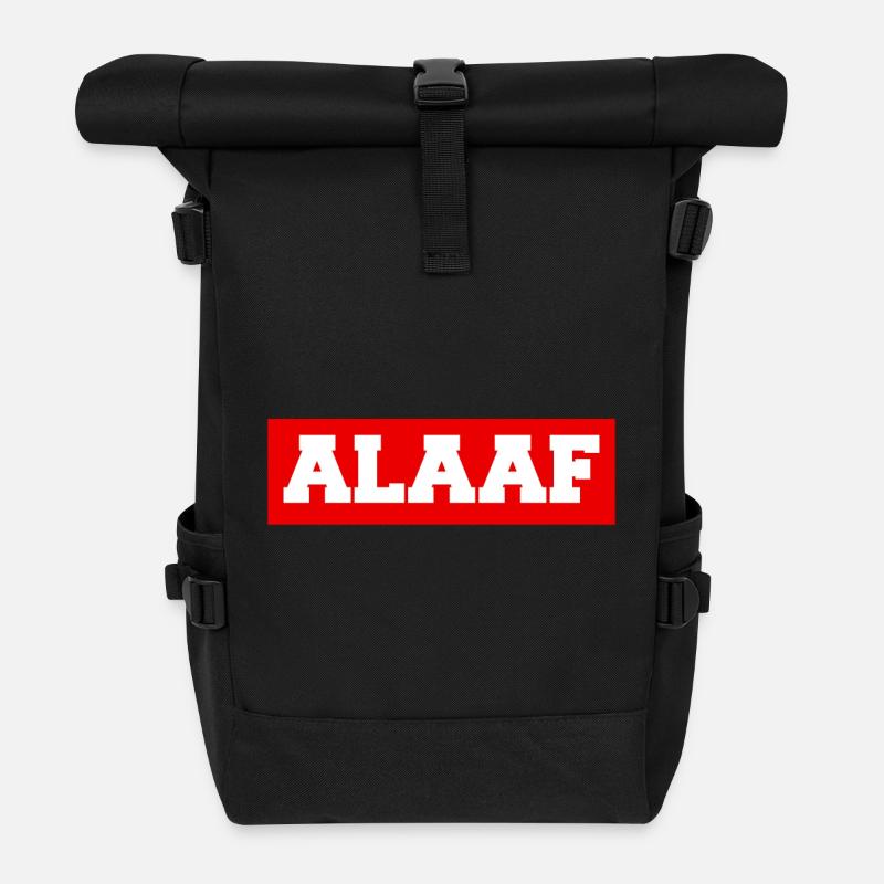 ALAAF - Rolltop Rucksack - Schwarz