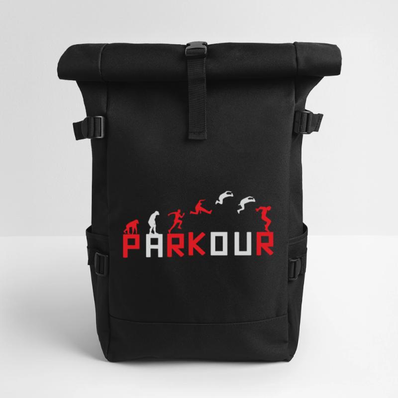 Evolution des Running Sequence Designs Rolltop Rucksack