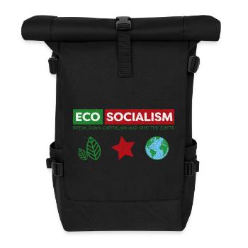 Eco Socialismo - Sac à dos roll top - noir - Devant