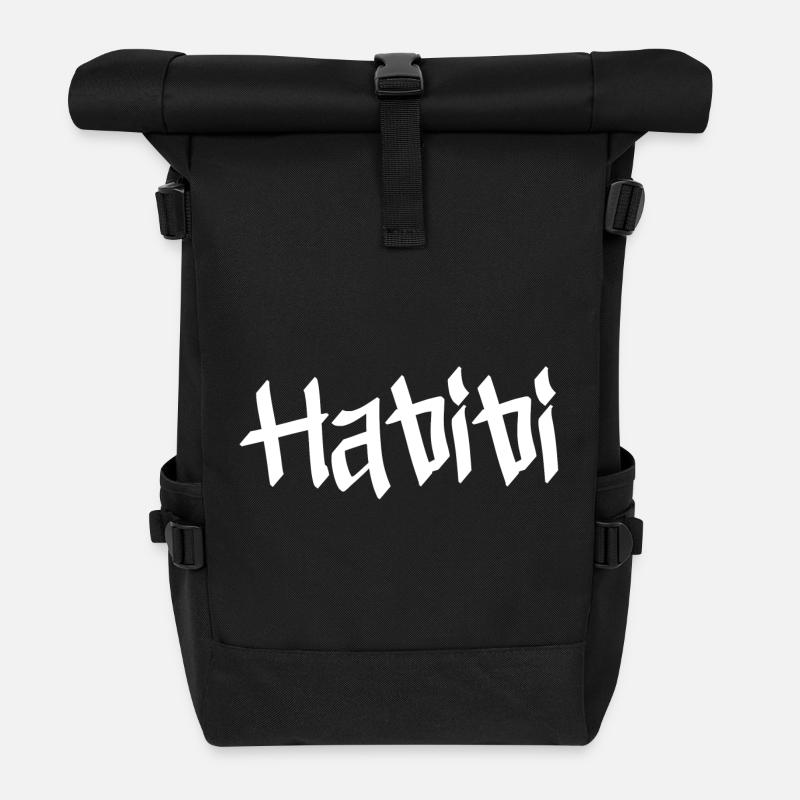 Habibi - Rolltop Rucksack - Schwarz
