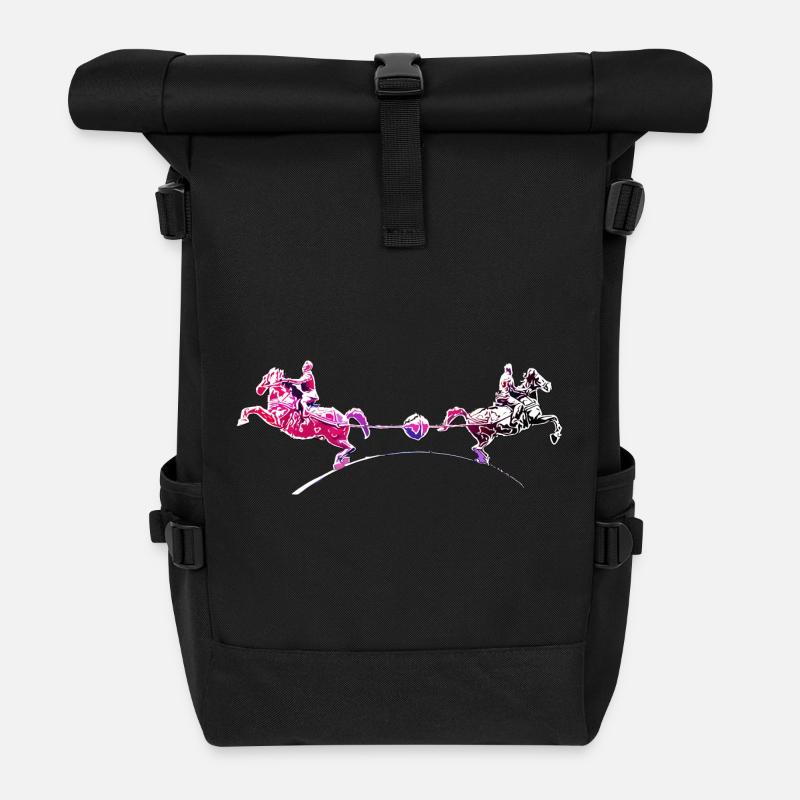 Magdeburger | Magdeburg | Halbkugel-Experiment - Rolltop Rucksack - Schwarz