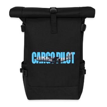 Cargo pilot C-130 - Rolltop Rucksack - Schwarz - Vorne
