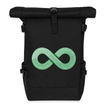 Montrez le flux ! - Sac à dos roll top - noir - Devant