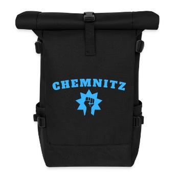 Chemnitz - Rolltop Rucksack - Schwarz - Vorne
