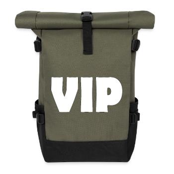 VIP - Roll Top Backpack - olive/black - Front