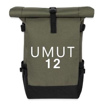 Costume Jungle 2026 Carnaval Style Umut - Sac à dos roll top - olive/noir - Devant