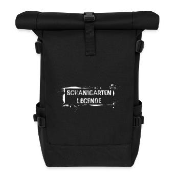 Schanigarten legend – Viennese dialect saying - Roll Top Backpack - black - Front