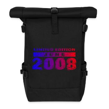 18th Birthday Limited Edition 06/2008 - Roll Top Backpack - black - Front