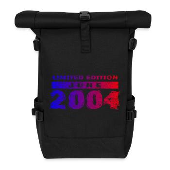 22nd Birthday Limited Edition 06/2004 - Roll Top Backpack - black - Front
