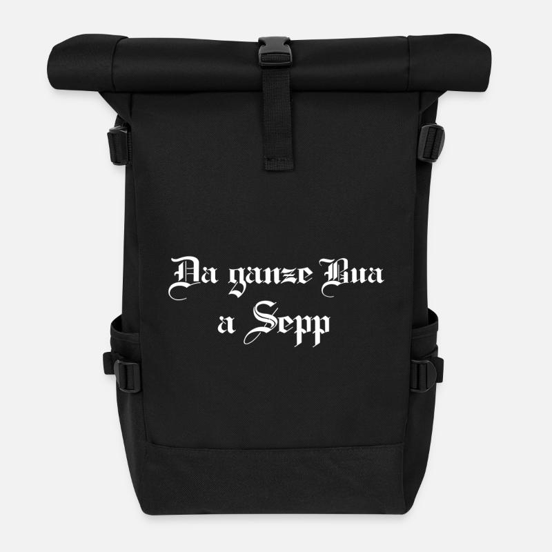 Sepp - Rolltop Rucksack - Schwarz
