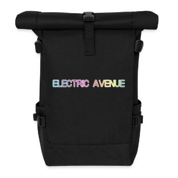 Electric avenue - Roll Top Backpack - black - Front