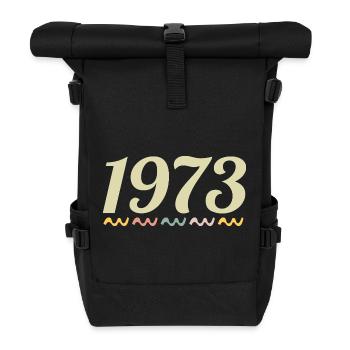 1973 - Roll Top Backpack - black - Front
