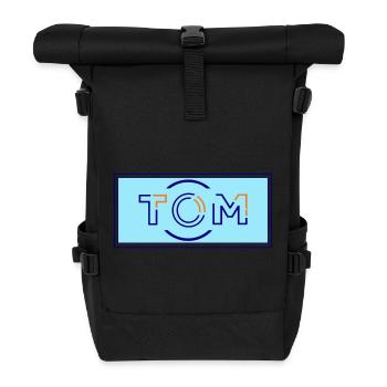Tom - Rolltop Rucksack - Schwarz - Vorne