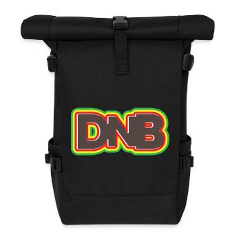 DNB Red Yellow Green Smooth Remix Junglist - Roll Top Backpack - black - Front