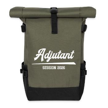 Adjutant Karneval 2026 Prinzenführer Kostüm Prinz - Rolltop Rucksack - Olive/Schwarz - Vorne