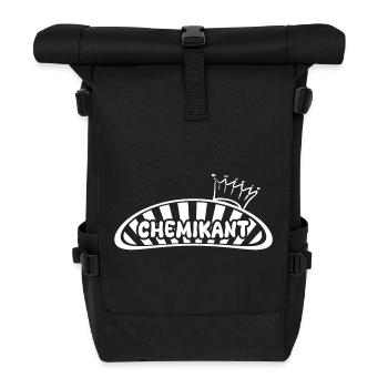 Chemikant als Job - Rolltop Rucksack - Schwarz - Vorne