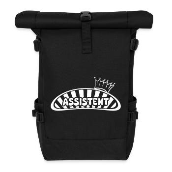 Assistent als Job - Rolltop Rucksack - Schwarz - Vorne