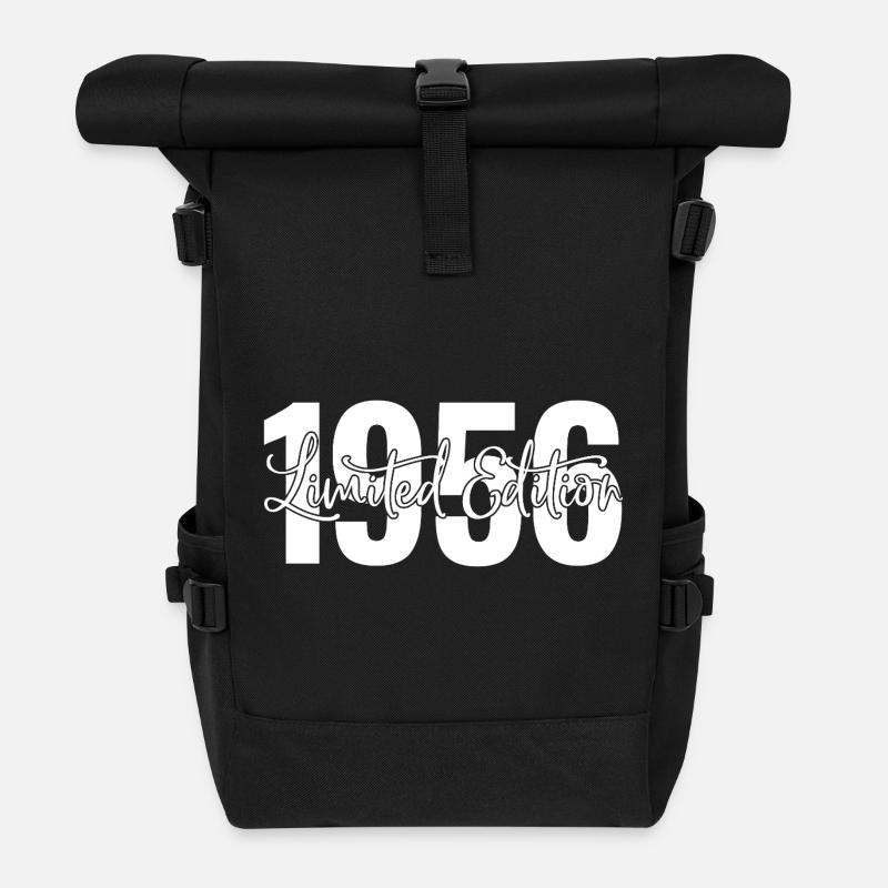 Limited edition 1956 - Rolltop Rucksack - Schwarz