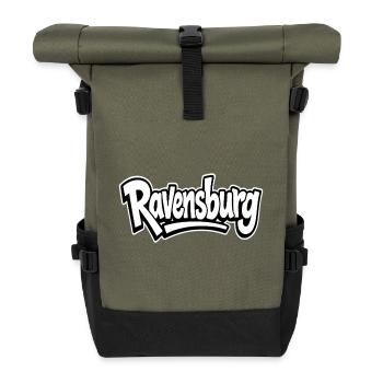 Collection d’éventail Ravensburg Heimat - Sac à dos roll top - olive/noir - Devant