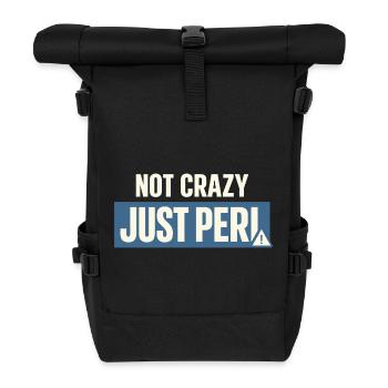 Perimenopause Humor Perimenopause - Rolltop Rucksack - Schwarz - Vorne