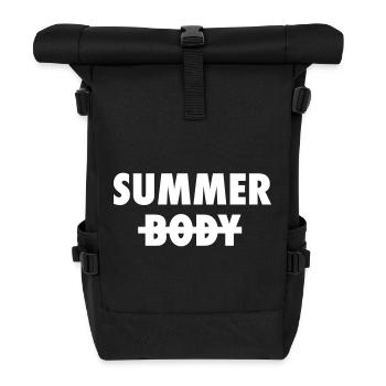Summer Body - Out of shape Satire - Roll Top Backpack - black - Front