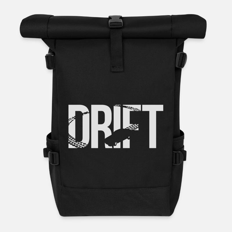 drift - Rolltop Rucksack - Schwarz
