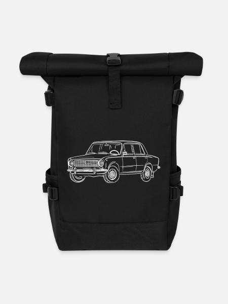 LADA 1200 - Rolltop Rucksack - Schwarz