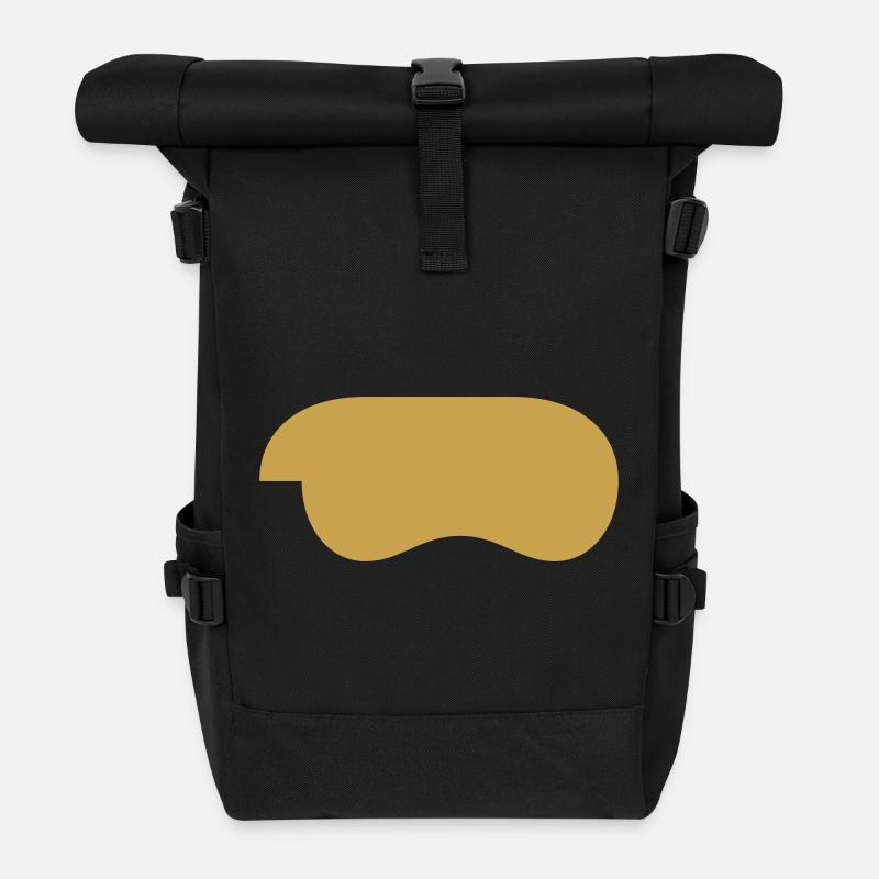 controller-gold - Rolltop Rucksack - Schwarz