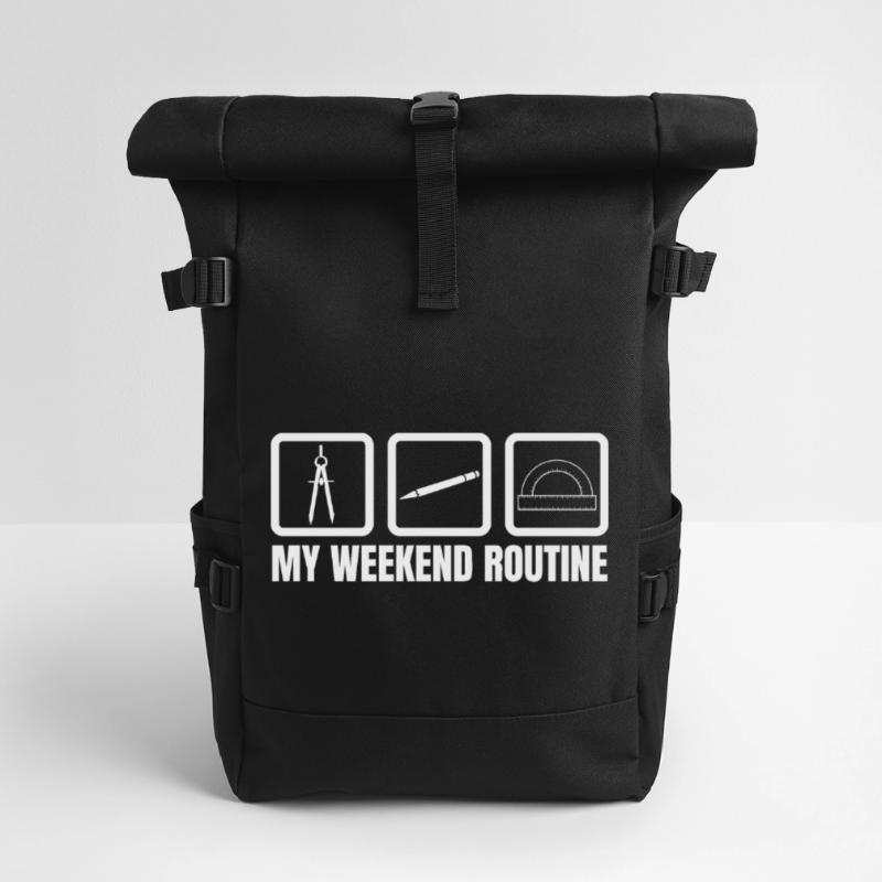 Routine du week-end de l’architecte Sac à dos roll top