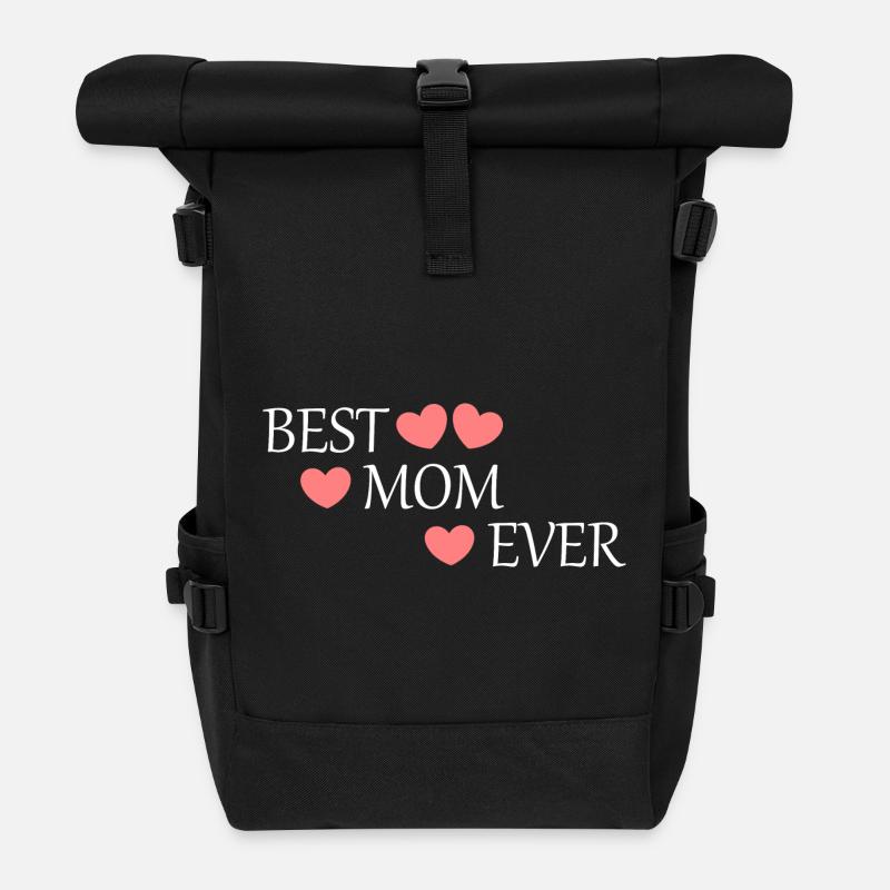 Spruch Muttertag Beste Mama der Welt Muttertag Mom - Rolltop Rucksack - Schwarz