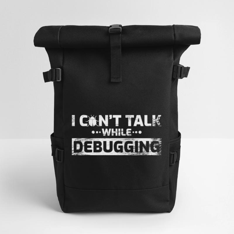 Software Developer Joke Roll Top Backpack