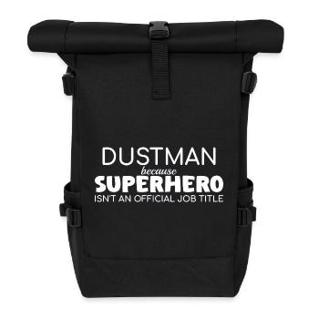 Dustman Superhero - Roll Top Backpack - black - Front