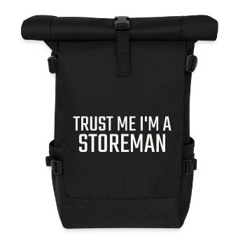 Storeman Trust Me - Roll Top Backpack - black - Front