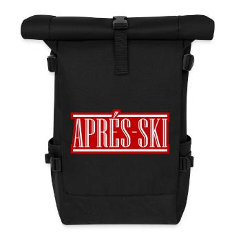Après-ski - Roll Top Backpack - black - Front