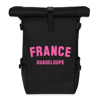 Guadeloupe France - Rolltop Rucksack - Schwarz - Vorne