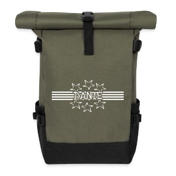 Vorname Dante - Rolltop Rucksack - Olive/Schwarz - Vorne