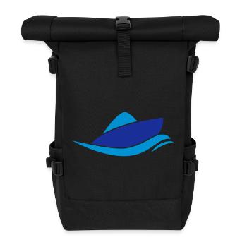 Boot - Rolltop Rucksack - Schwarz - Vorne