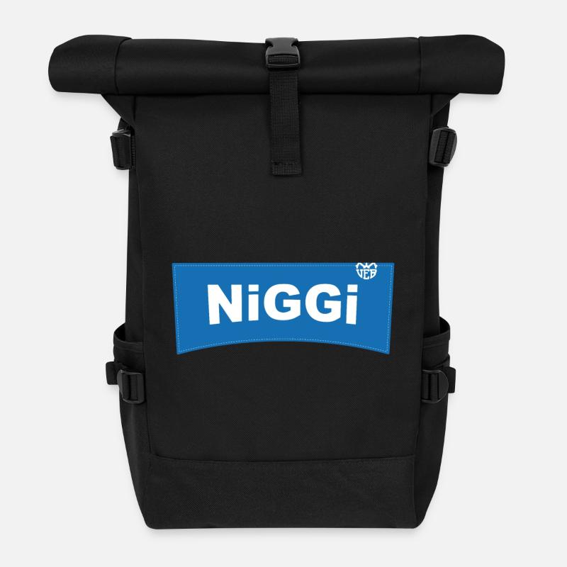 Niggi - Rolltop Rucksack - Schwarz
