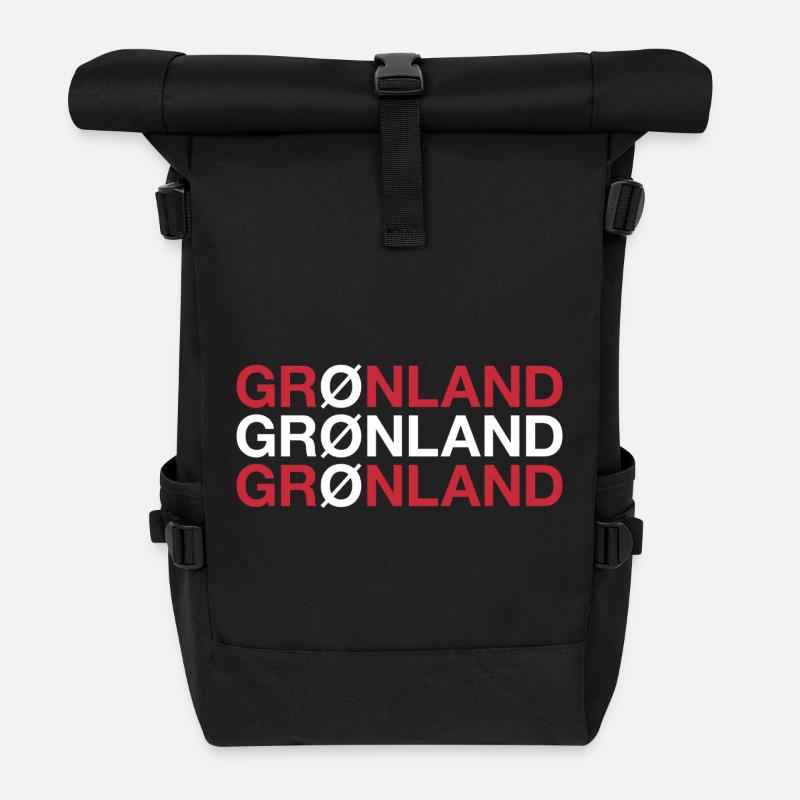 GRÖNLAND Grönland - Rolltop Rucksack - Schwarz