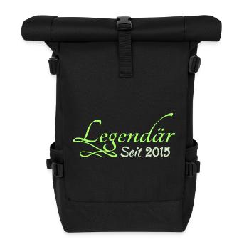 2015 - Rolltop Rucksack - Schwarz - Vorne