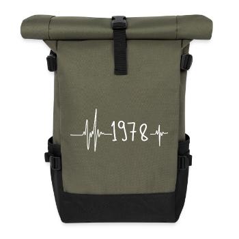1978 - Roll Top Backpack - olive/black - Front
