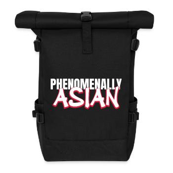 Phenomenally Asian Heritage Empowerment Art - Rolltop Rucksack - Schwarz - Vorne