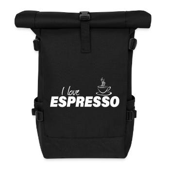 J’ADORE L’ESPRESSO - Sac à dos roll top - noir - Devant