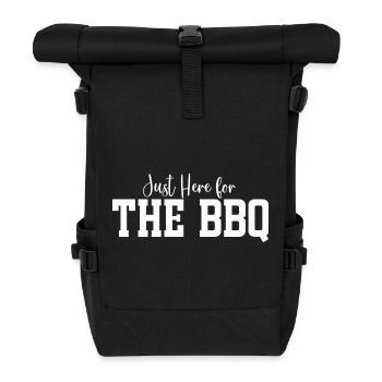 Je suis juste là pour le barbecue - Sac à dos roll top - noir - Devant